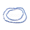 Electroplate Glass Beads Strands GLAA-E036-03C-3