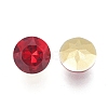 Pointed Back K9 Glass Rhinestone Cabochons GLAA-L032-02-2