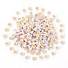 White Opaque Acrylic Beads MACR-YW0001-19F-1