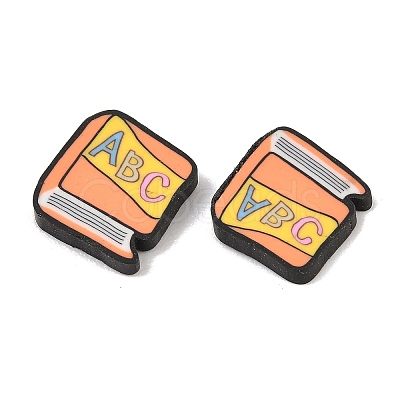 Back to School Handmade Polymer Clay Cabochons CLAY-A007-11A-1