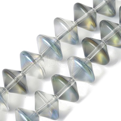 Electroplate Glass Beads Strands EGLA-G038-01A-HP01-1