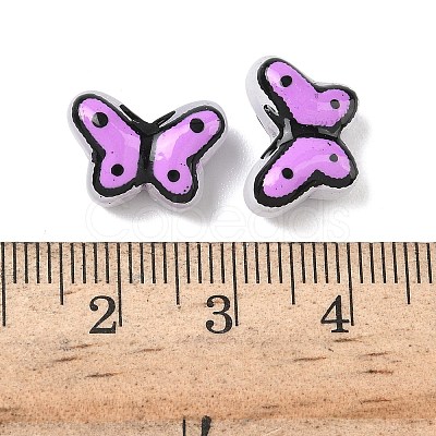 Transparent Glass Enamel Beads LAMP-C023-03C-1