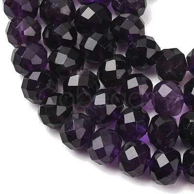 Natural Amethyst Beads Strands GG-CBA59DD-A01-6x10mm-1