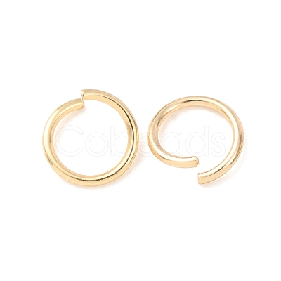 Brass Open Jump Rings KK-G604-08G-05-1