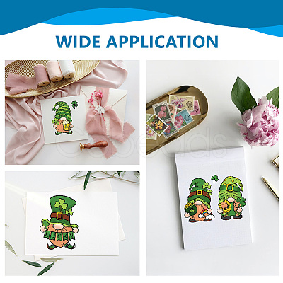 PVC Plastic Clear Stamps DIY-WH0618-0024-1