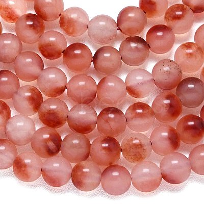 Natural Malaysia Jade Beads Strands G-B165-C01-6mm-1