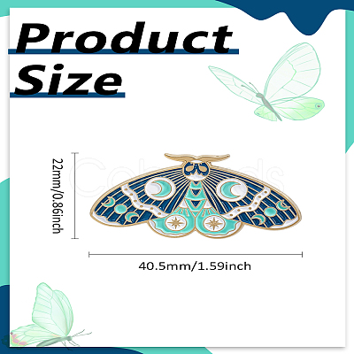Butterfly Enamel Pins JEWB-LP0004-30B-1