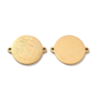 Ion Plating(IP) 304 Stainless Steel Connector Charms STAS-C074-11G-03-1