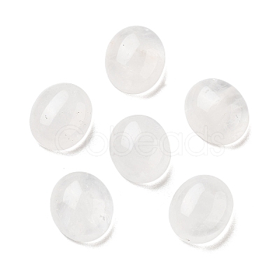Natural Quartz Crystal Cabochons G-G145-01A-37-1