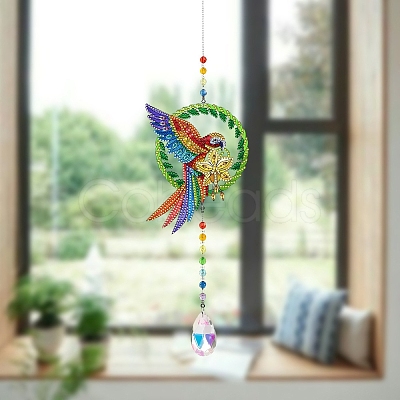 Parrot DIY Diamond Painting Pendant Decoration Kits PW-WGA9A94-01-1