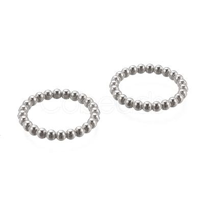 Tarnish Resistant 304 Stainless Steel Linking Rings LS-STAS-L224-055A-P-1