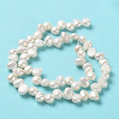Natural Keshi Pearl Beads Strands PEAR-J007-49-1