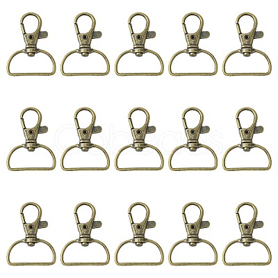Alloy Swivel Clasps FIND-CJC0012-093AB-1