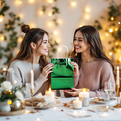 Rectangle Laser Paper Gift Bags ABAG-TAC0006-44F-1