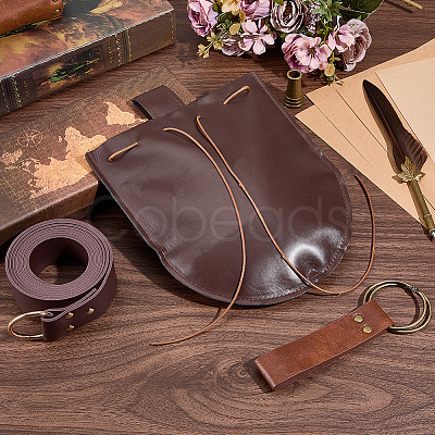 Viking PU Leather Belt Pouch Bag AJEW-CL0003-22B-1