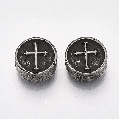 304 Stainless Steel Beads X-STAS-T045-11-1