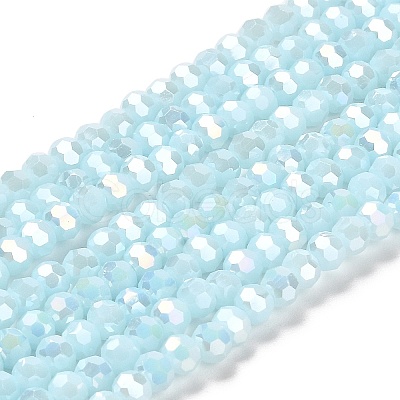 Opaque Glass Beads Stands EGLA-A035-P4mm-B10-1