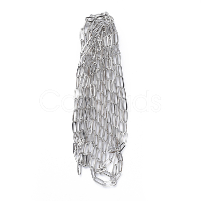 Brass Paperclip Chains X-CHC-S008-001B-P-1