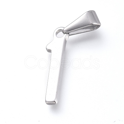 Non-Tarnish 304 Stainless Steel Pendants STAS-L210-05H-P-1