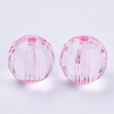 Transparent Acrylic Beads TACR-Q254-8mm-V03-1