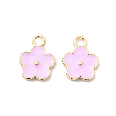 Brass Enamel Pendants KK-A277-02G-04-1
