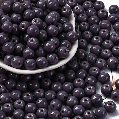 Opaque Colours Glass Seed Beads SEED-Z004-P8MM-01-1