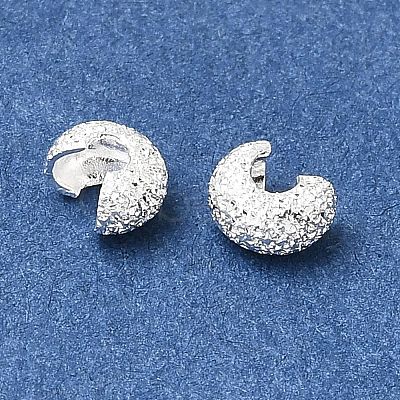Brass Crimp Beads Covers KK-CBA1A60-05S-1