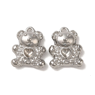 Tarnish Resistant 304 Stainless Steel Beads Rhinestone Setting STAS-K285-31P-1
