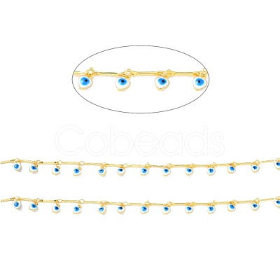 Handmade Brass Bar Link Chains CHC-D032-04G-1