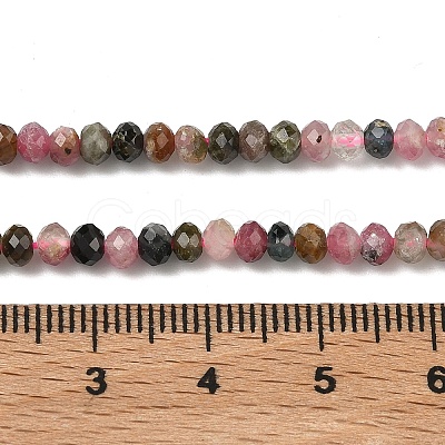 Natural Multicolor Tourmaline Bead Strands G-P279-77-4mm-1