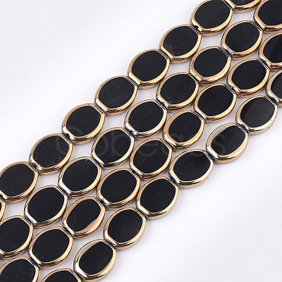Electroplate Glass Beads Strands EGLA-S188-03A-1