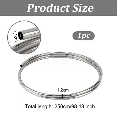 304 Stainless Steel Tube STAS-WH0070-03-1