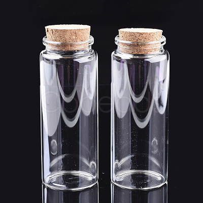 Glass Jar Glass Bottles Bead Containers AJEW-S074-03D-1