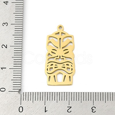304 Stainless Steel Pendants STAS-U041-03B-G-1