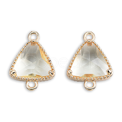 Transparent K9 Glass Connector Charms LS-GLAA-N038-60-F12-1