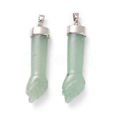 Natural Gemstone Pendants G-K322-01-1