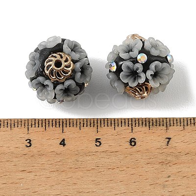 Handmade Polymer Clay Indonesia Beads PY-CBAAA14-12KCG-01-1