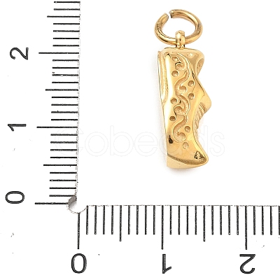 304 Stainless Steel Pendants FIND-T075-03G-1