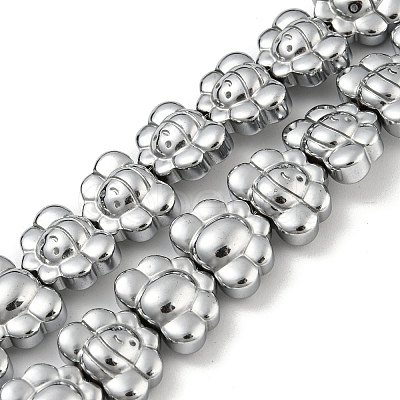 Electroplated Synthetic Non-magnetic Hematite Beads Strands G-Z032-D02-05F-1