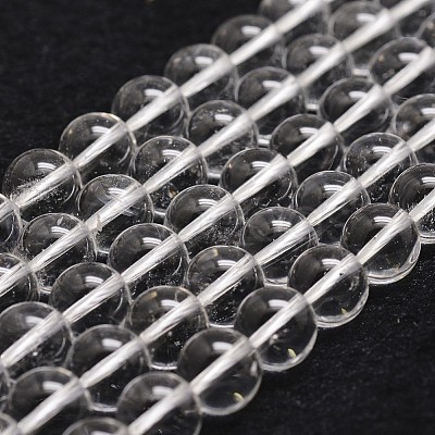 Natural Quartz Crystal Beads Strands X-G-D840-61-6mm-1