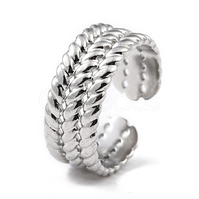 Non-Tarnish 304 Stainless Steel Finger Rings X-RJEW-L102-40P-1