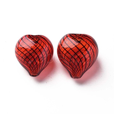 Transparent Handmade Blown Glass Globe Beads GLAA-T012-42-1