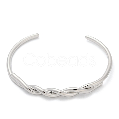 304 Stainless Steel Cuff Bangles for Women BJEW-F497-01P-1