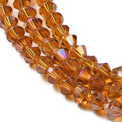 Transparent Electroplate Glass Beads Strands LS-GLAA-F029-2mm-A28-1
