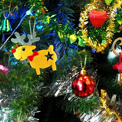 DIY Christmas Theme Pendant Food Grade Silicone Molds XMAS-PW0001-013A-1