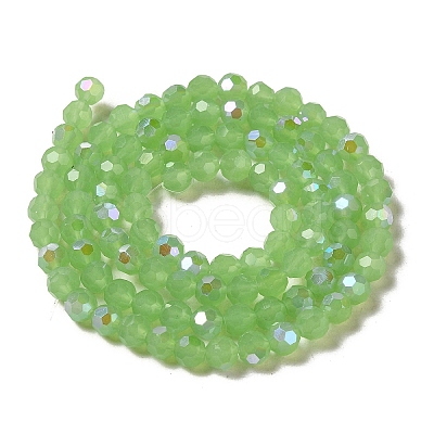 Imitation Jade Glass Beads Strands EGLA-A035-J6mm-L01-1