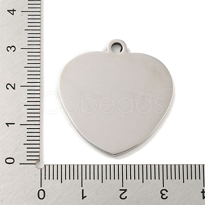 Non-Tarnish Valentine's Day 201 Stainless Steel Pendants STAS-L079-24P-01-1