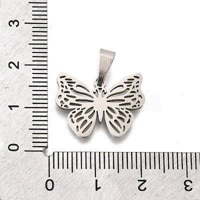 201 Stainless Steel Pendants STAS-R166-03P-1