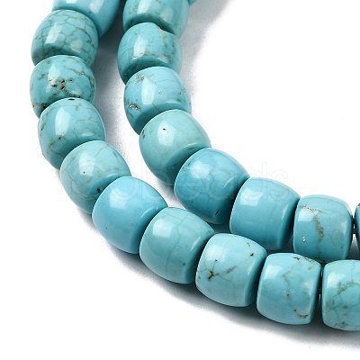 Natural Magnesite Beads Strands G-P598-C01-02A-1
