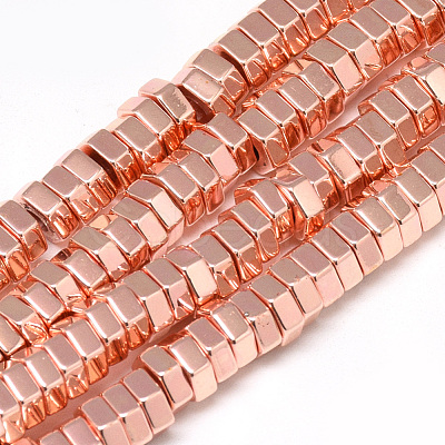 Electroplate Non-magnetic Synthetic Hematite Beads Strands G-Q465-32RG-1